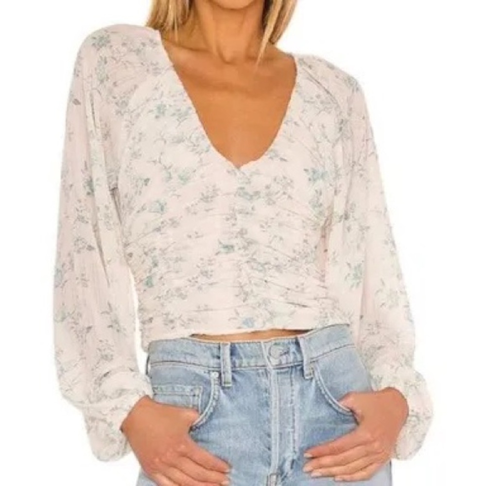 Free People Final Rose Blouse size L